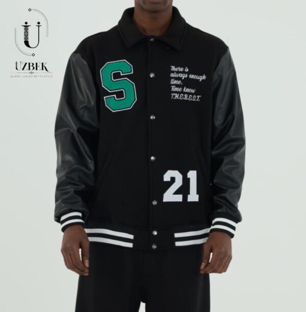 Time Knows Varsity Jacket