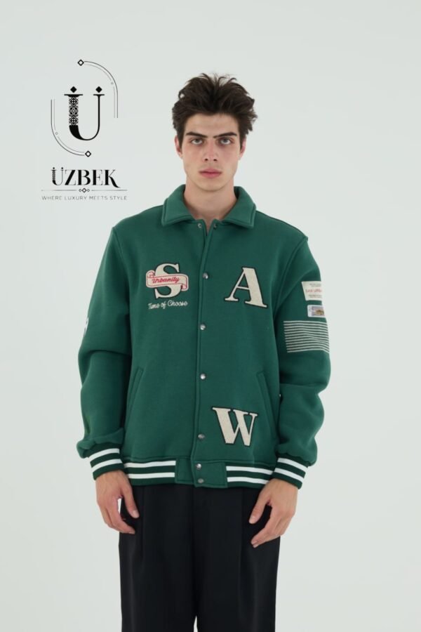 Evergreen Varsity Jacket - Image 2
