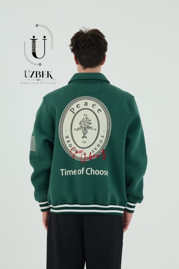 Evergreen Varsity Jacket - Image 3