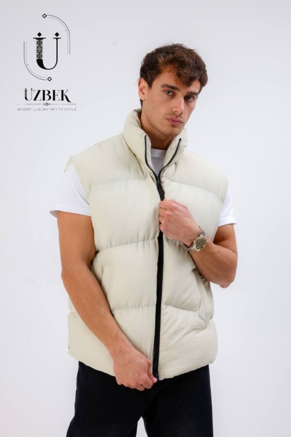 Elite Puffer Vest - Arctic Ivory - Image 2
