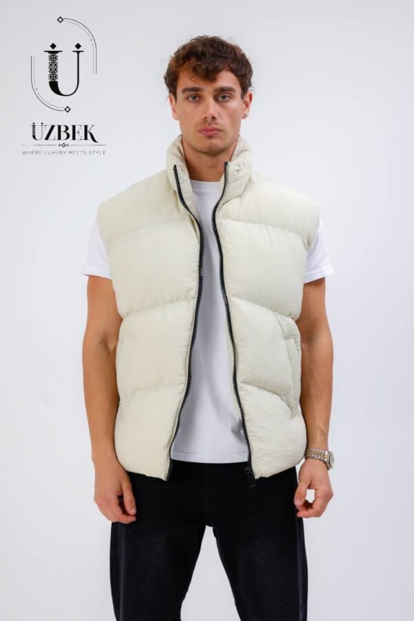 Elite Puffer Vest - Arctic Ivory