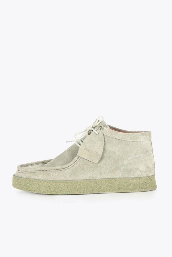 Foggy Gray moccasins.