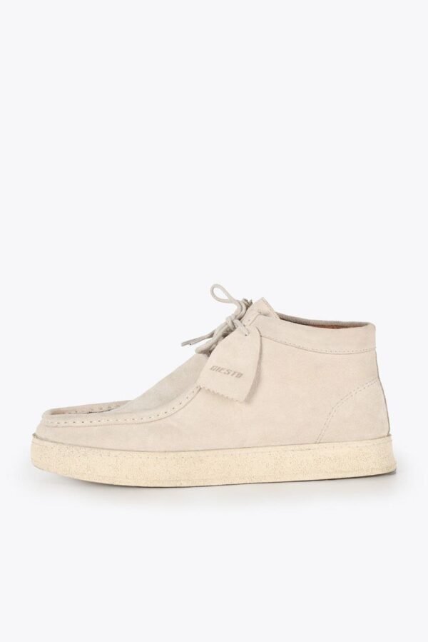 Stark White moccasins.