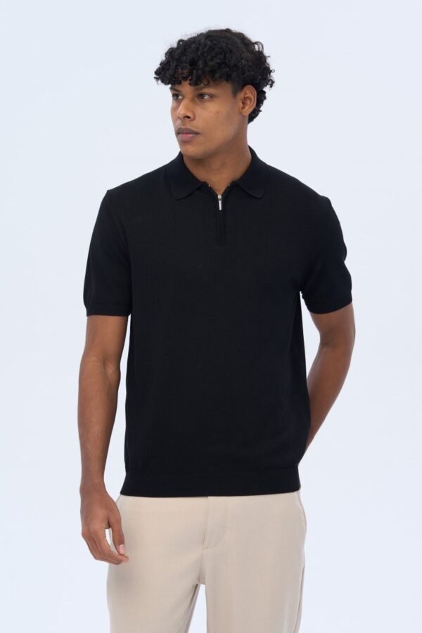 knitted polo shirt - Image 4