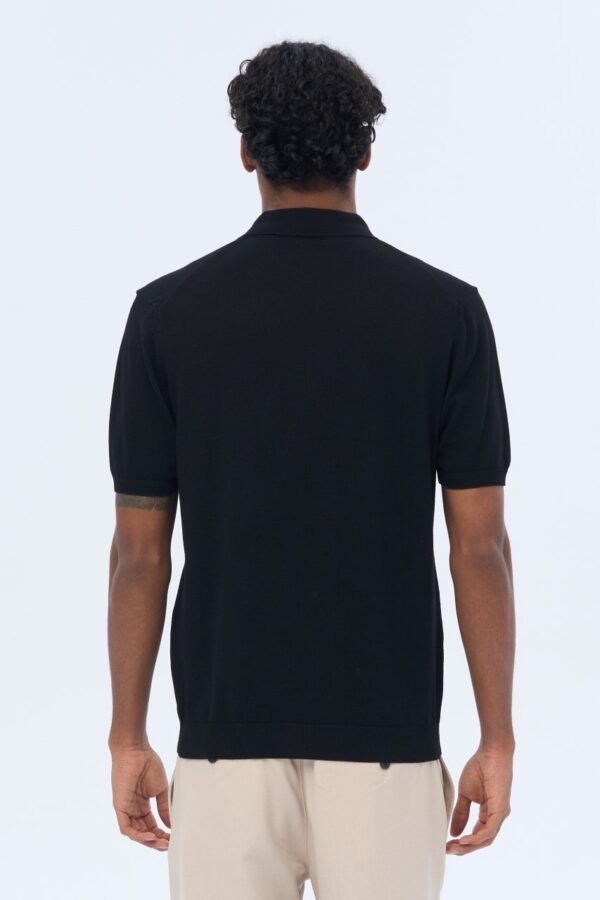 knitted polo shirt - Image 2