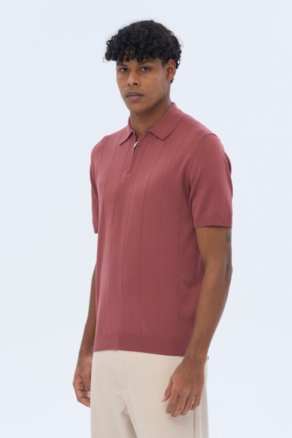 knitted polo shirt - Image 2
