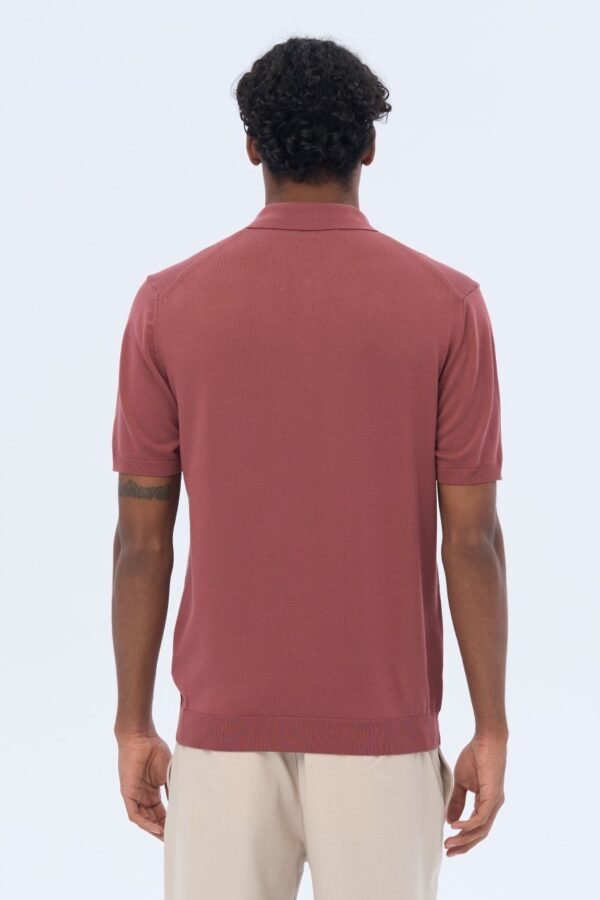 knitted polo shirt - Image 3