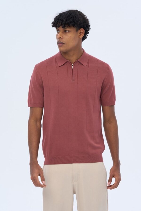 knitted polo shirt - Image 4