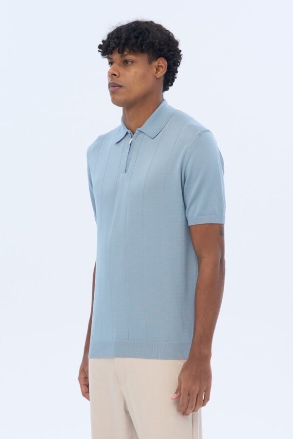 knitted polo shirt - Image 3