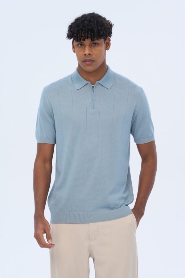 knitted polo shirt - Image 2