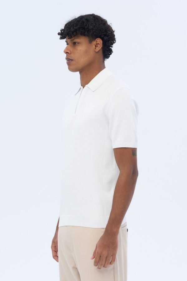 knitted polo shirt - Image 2