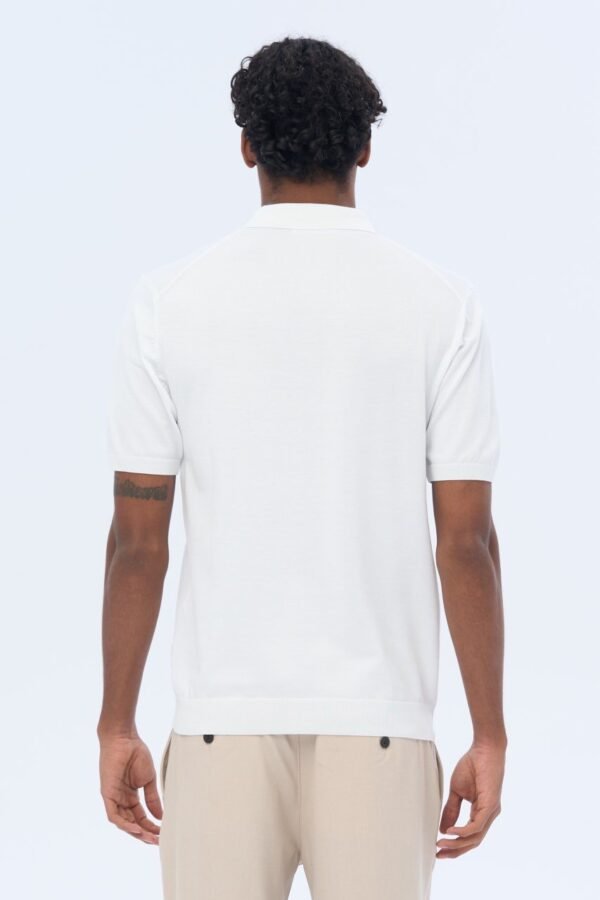 knitted polo shirt - Image 3