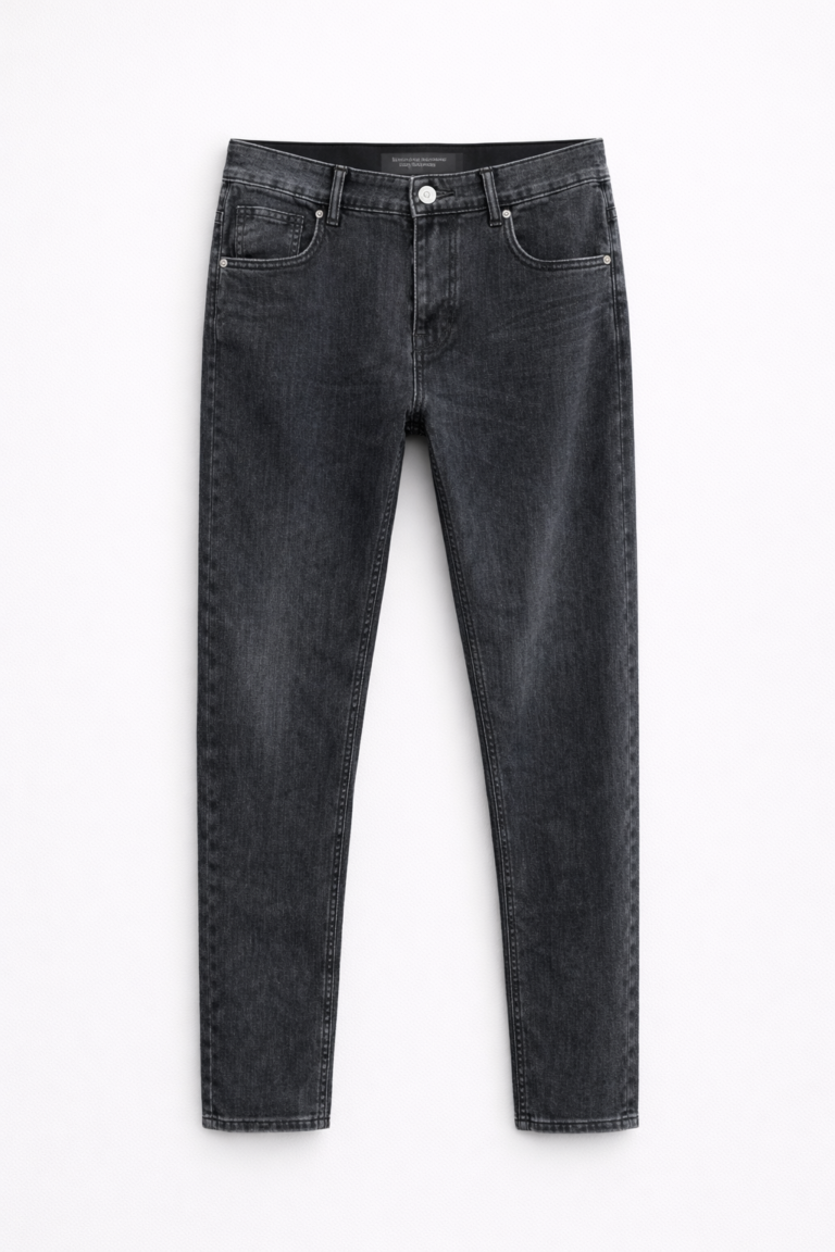 Slim Fit Washed Denim Jeans