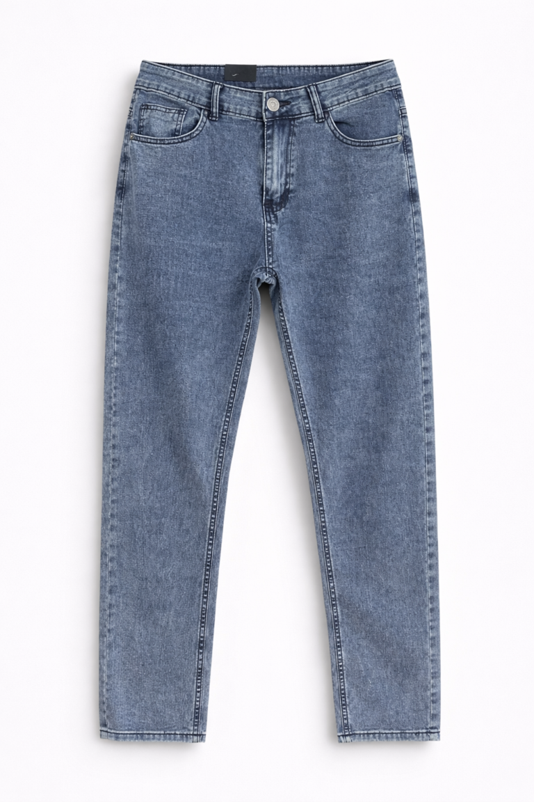 Slim Fit Washed Jeans